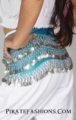 Velvet Hip Scarf -Rico Shop teal velvet hs