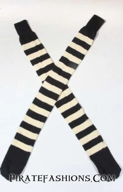 Striped Pirate Knee Socks -Rico Shop yellowstriped